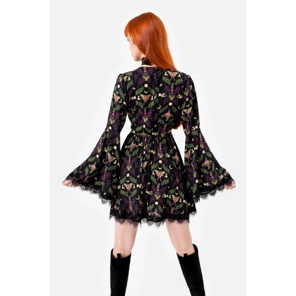 Restyle - Wilderwood Short dress - Black